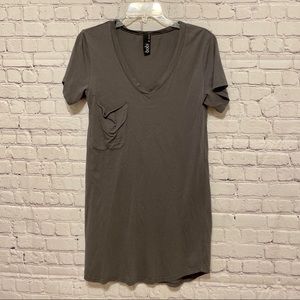 Bobi Los Angeles Small Grey Boyfriend Tee EUC